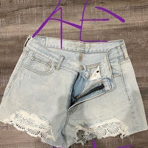 AE high rise shorts